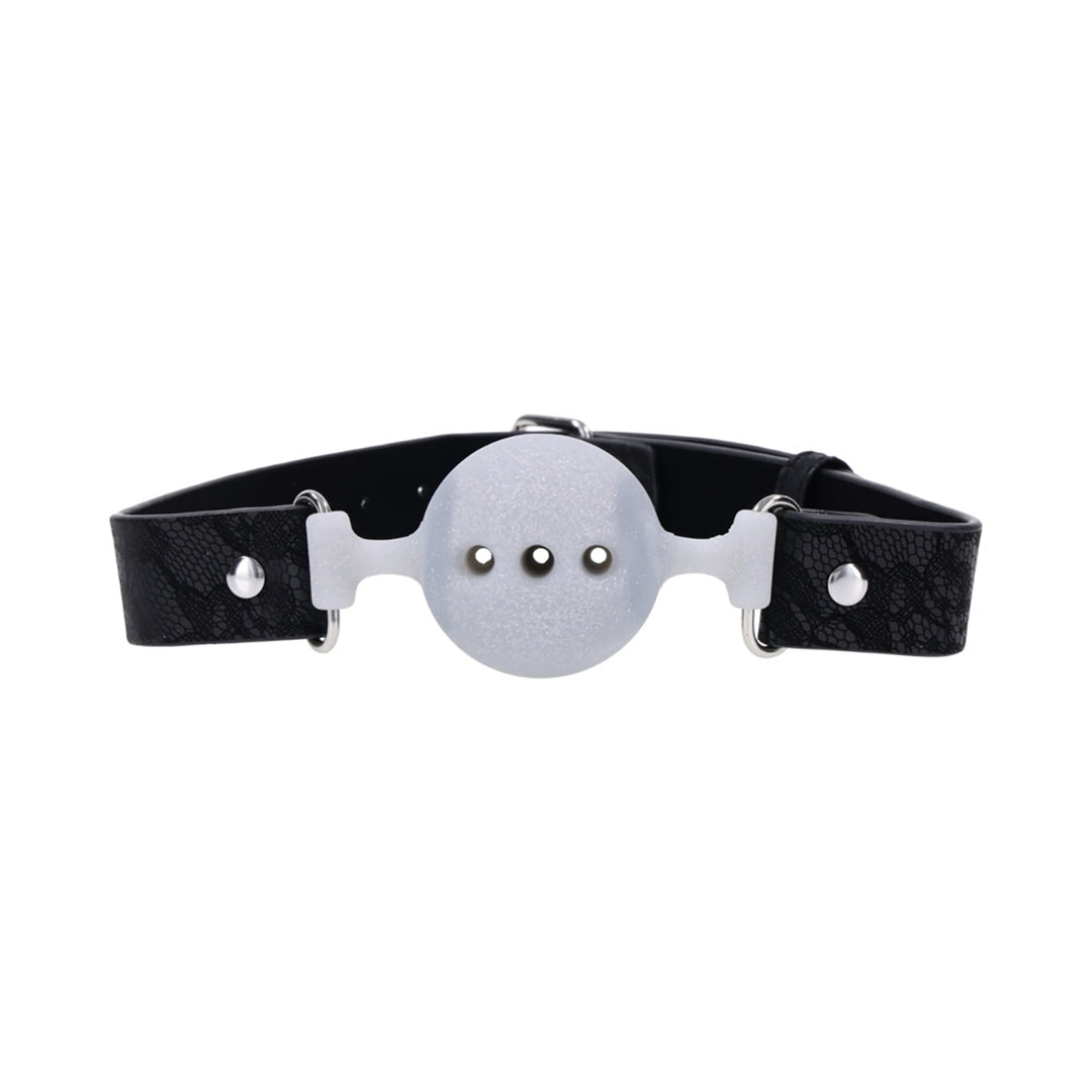 Sportsheets Sex Mischief Lace Silicone Breathable Ball Gag