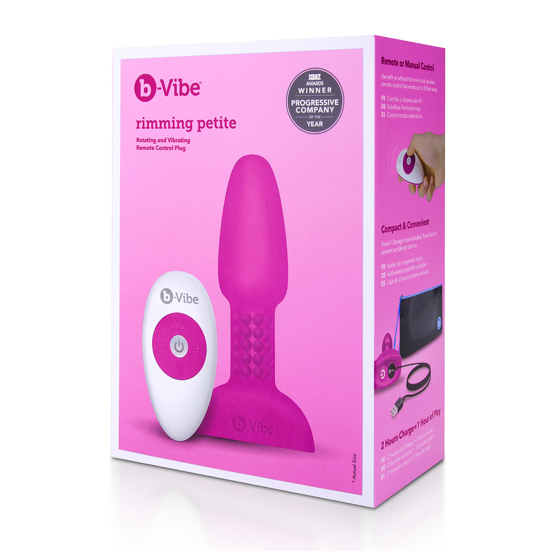 B-Vibe Rimming Petite Plug  - Assorted Colors