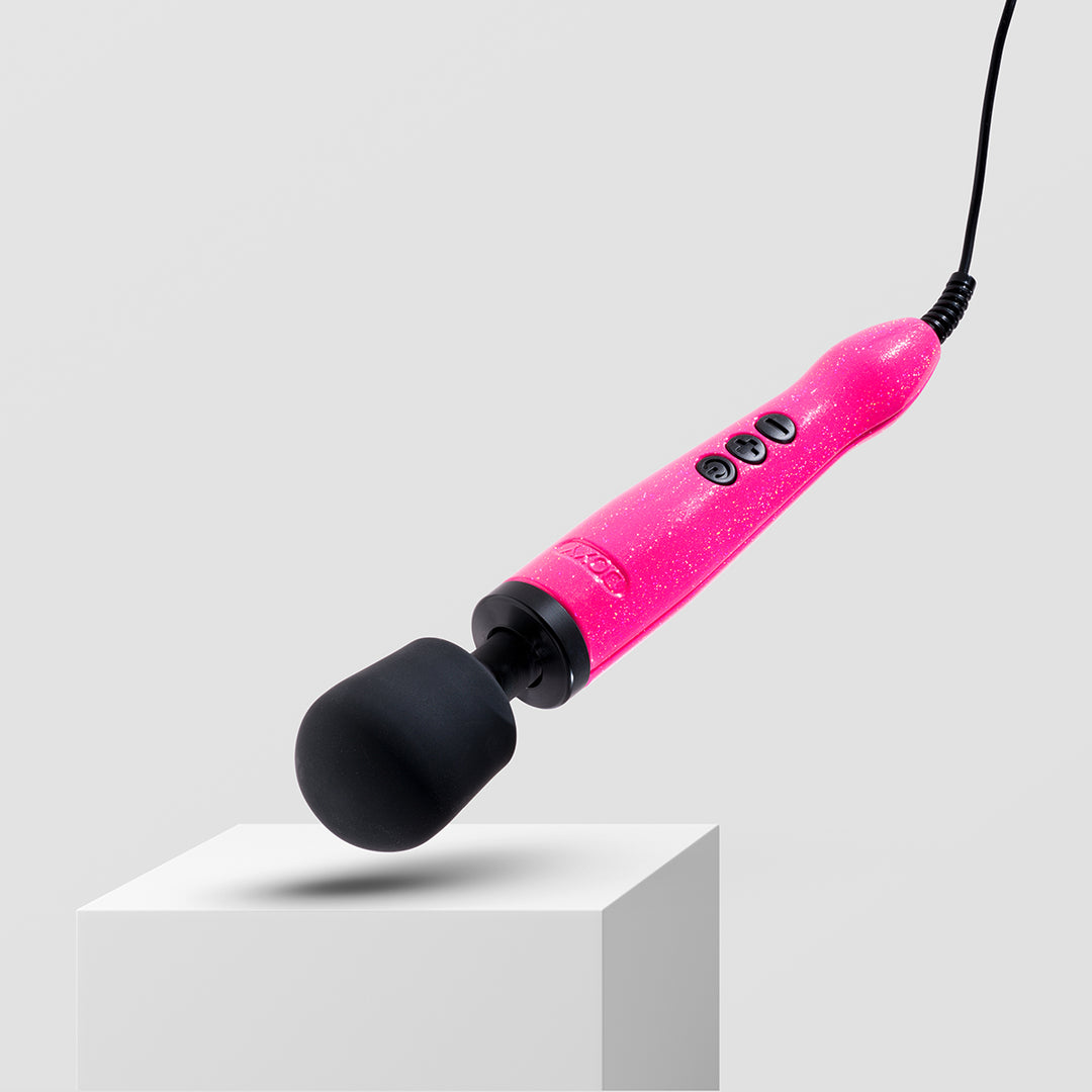 Doxy Die Cast Wand Vibrator Hot Pink