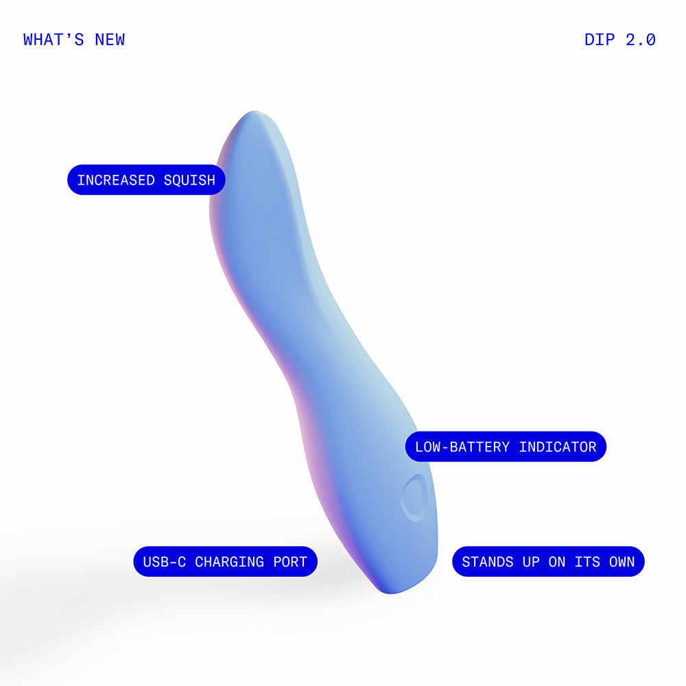 Dame Dip 2.0 Vibrator Periwinkle