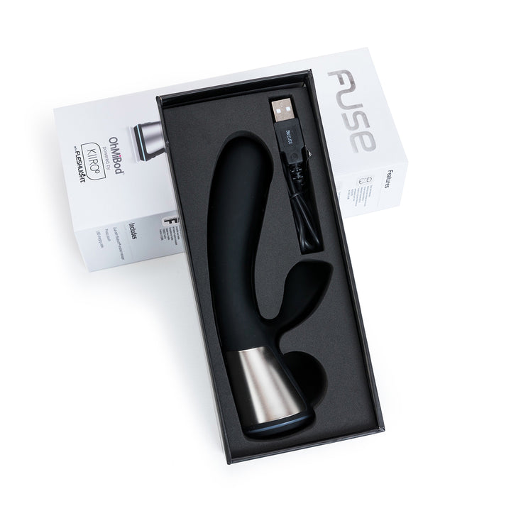 OhMiBod Fuse Interactive Dual Stim - Black