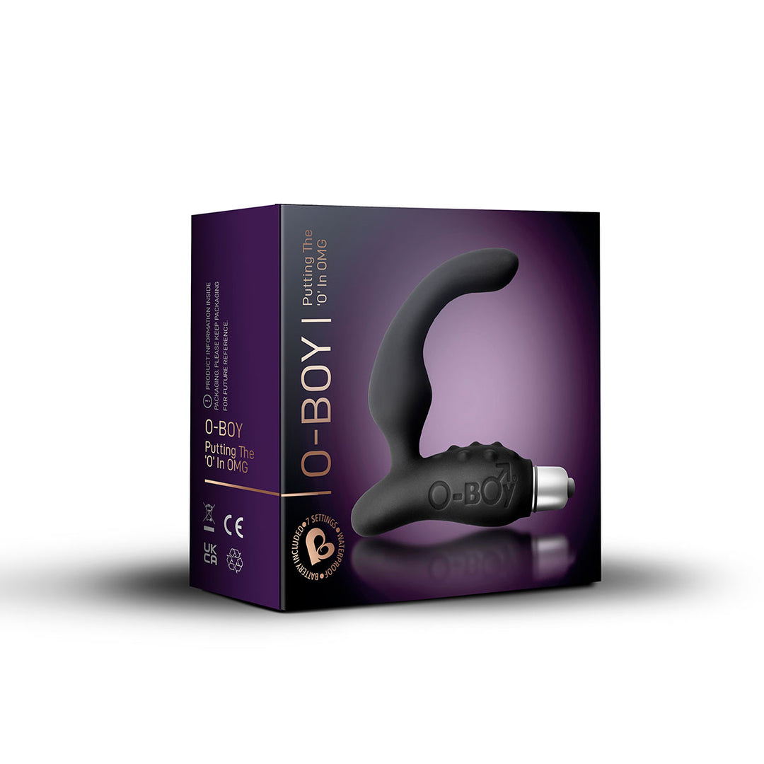 Rocks Off O-Boy Prostate Massager - Black