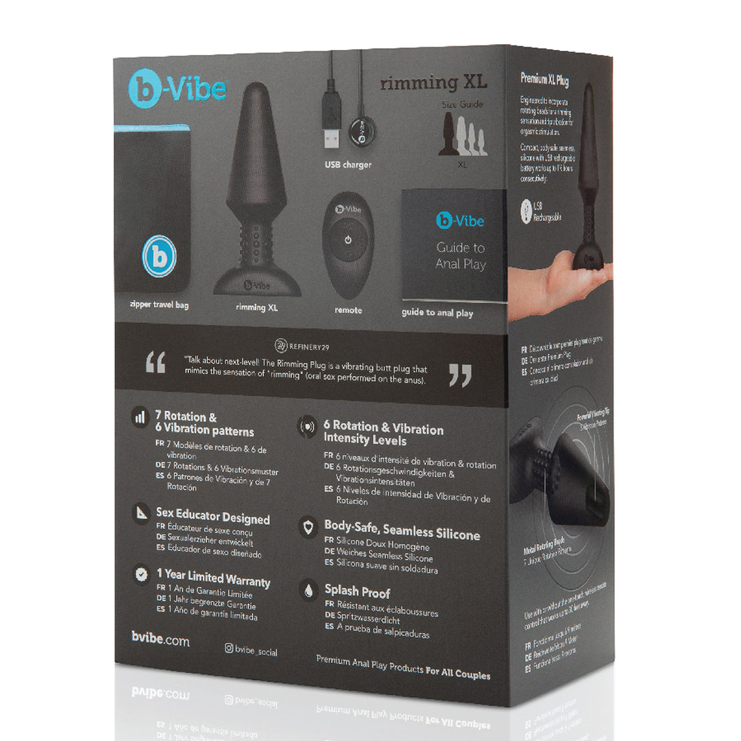 B-Vibe Rimming Plug XL